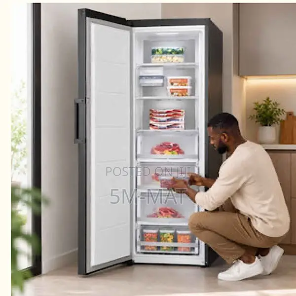 LG 350L Upright Freezer 7 Drawers Grey GCFB354MQCM Inverter Compressor