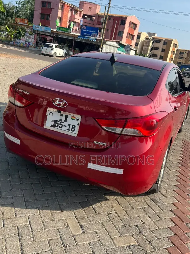 Hyundai Elantra GLS Sedan FWD (1.8L 4cyl 6M) 2013 Red