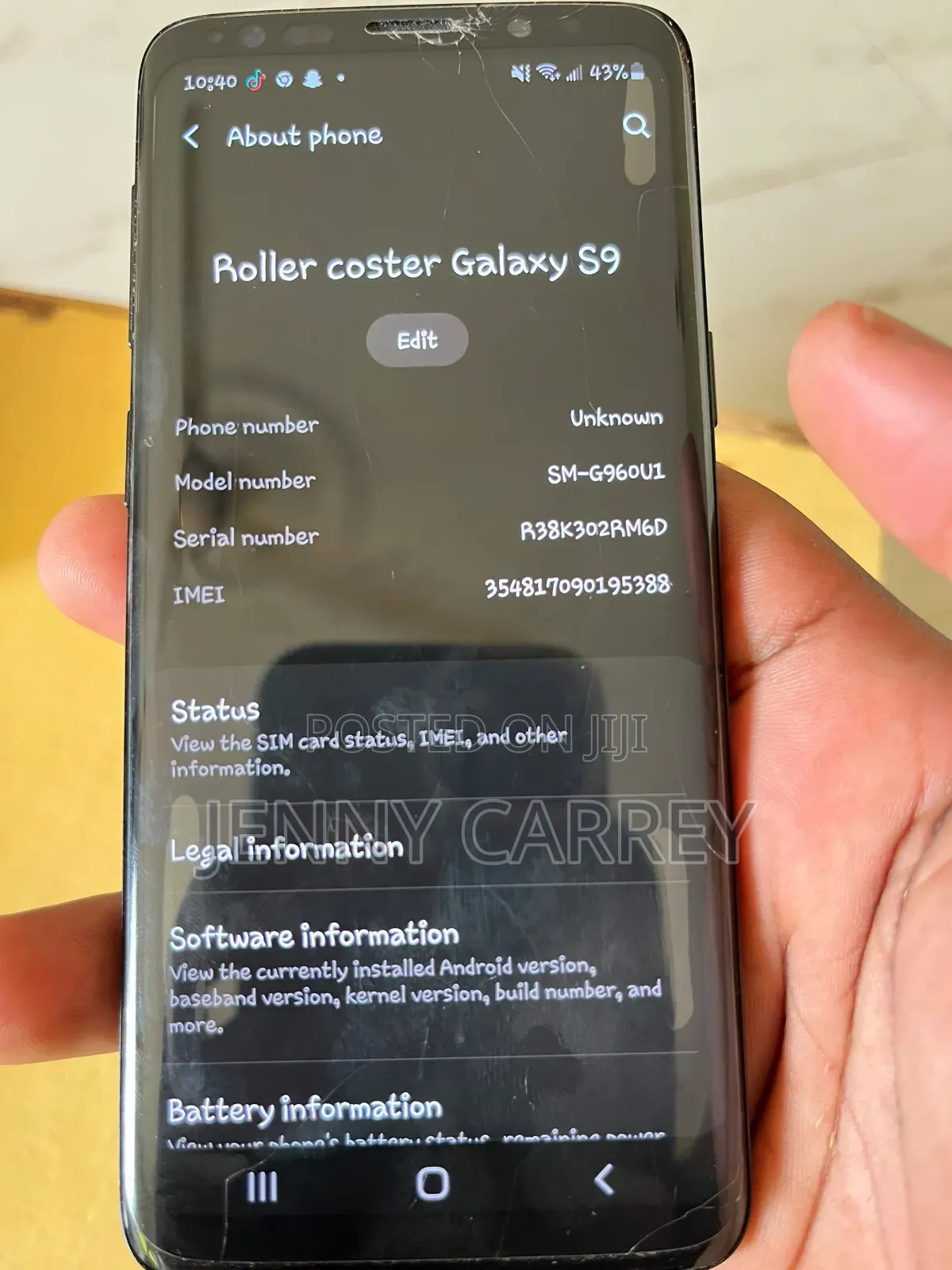 Samsung Galaxy S9 64 GB Black