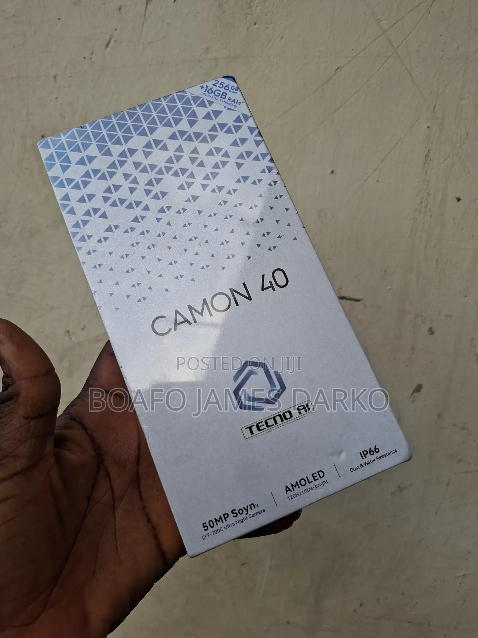 New Tecno Camon 40 256 GB Silver