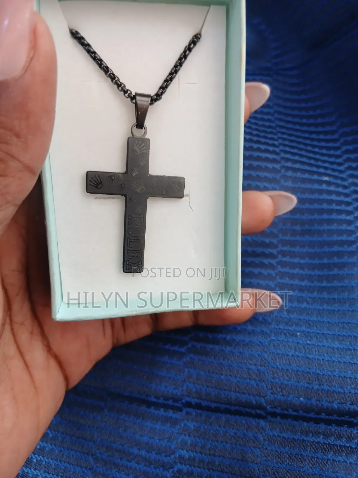 Black Cross Necklace