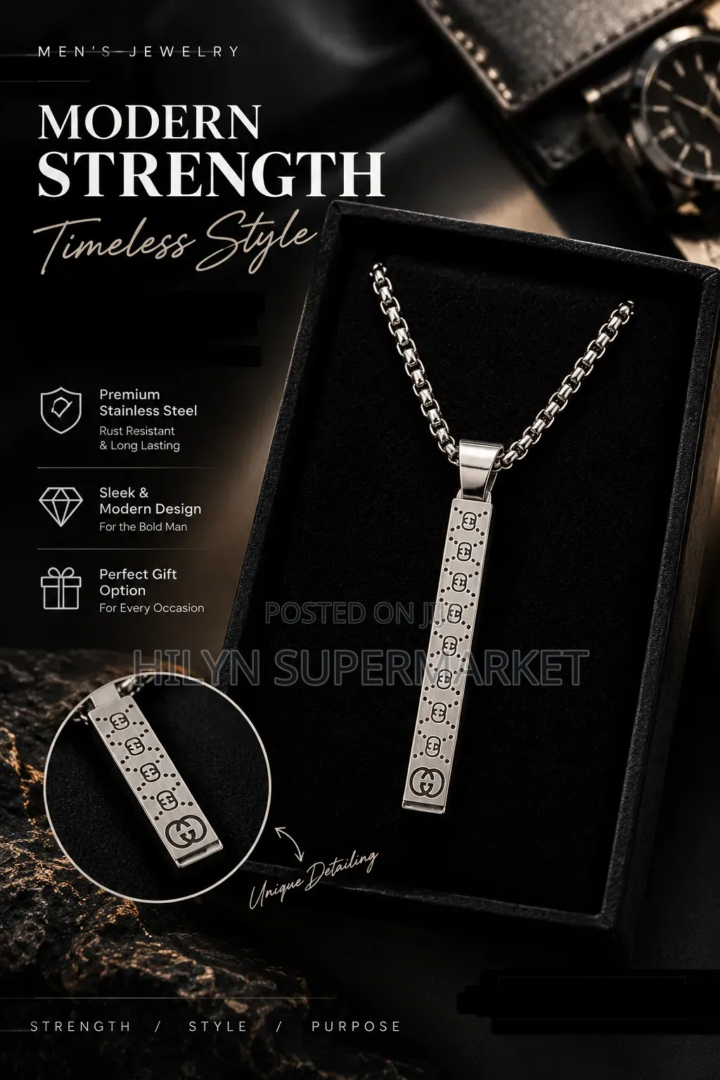 Silver Necklace for Men
