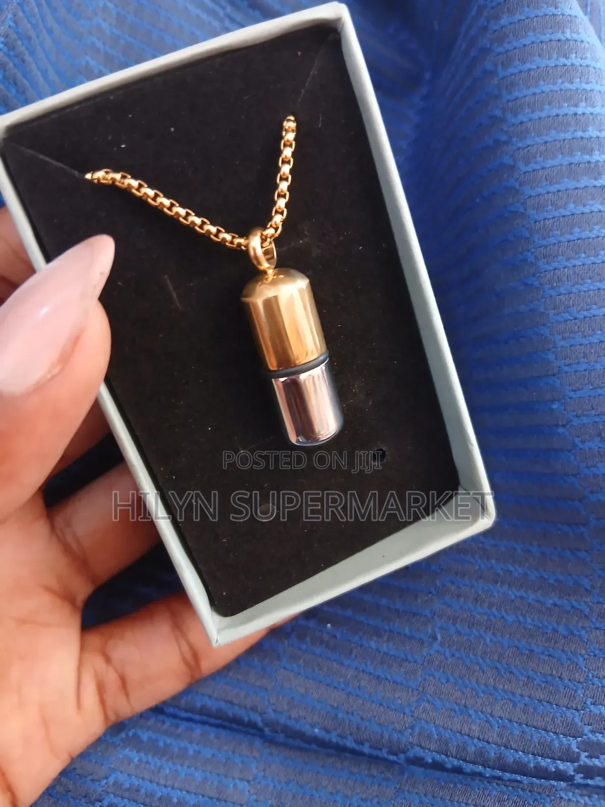 Gold and Silver Necklace for Men
