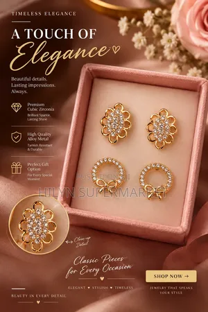 Two Piece Earrings