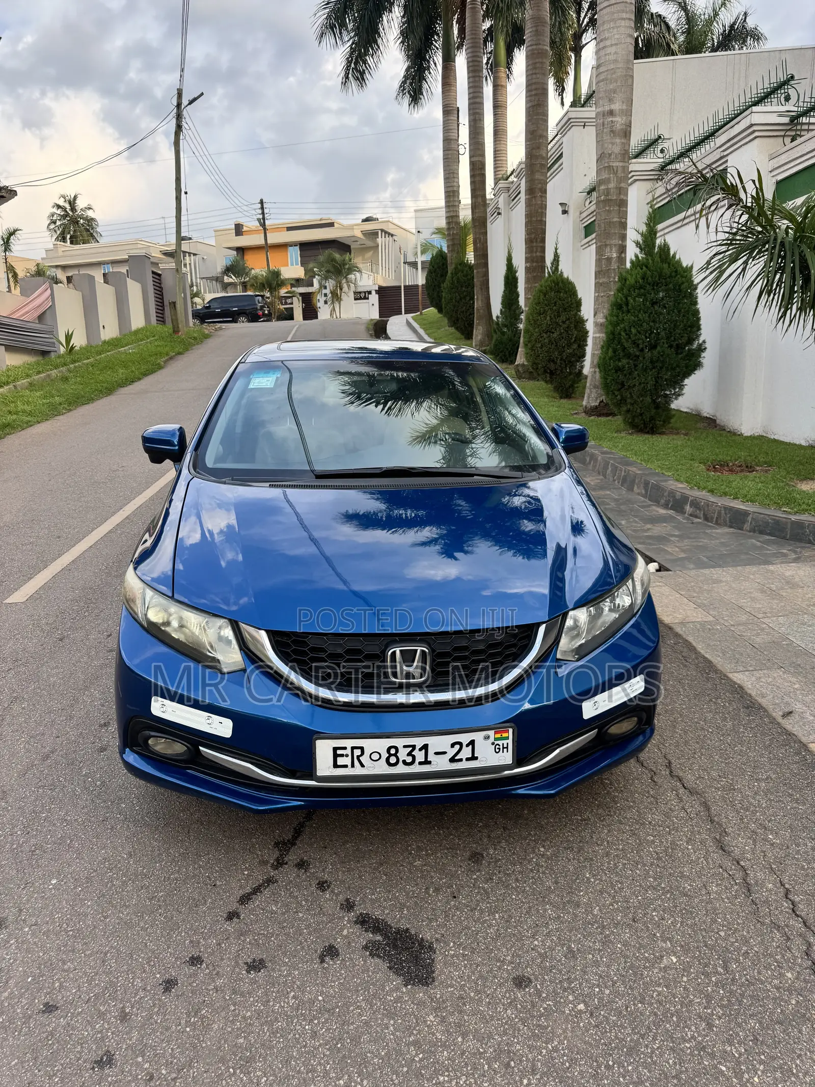 Honda Civic EX 2dr Coupe (1.8L 4cyl CVT) 2015 Blue
