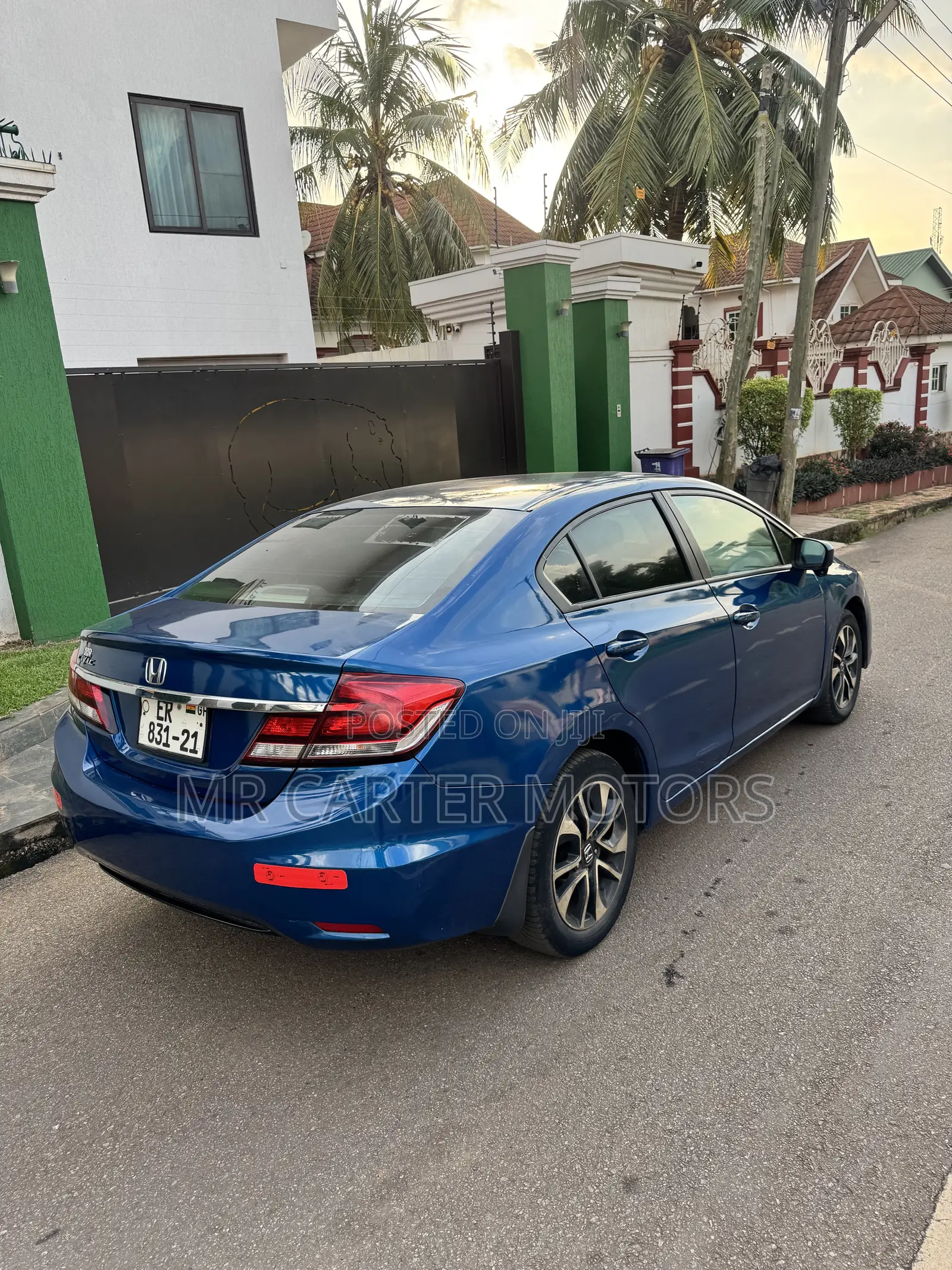 Honda Civic EX 2dr Coupe (1.8L 4cyl CVT) 2015 Blue