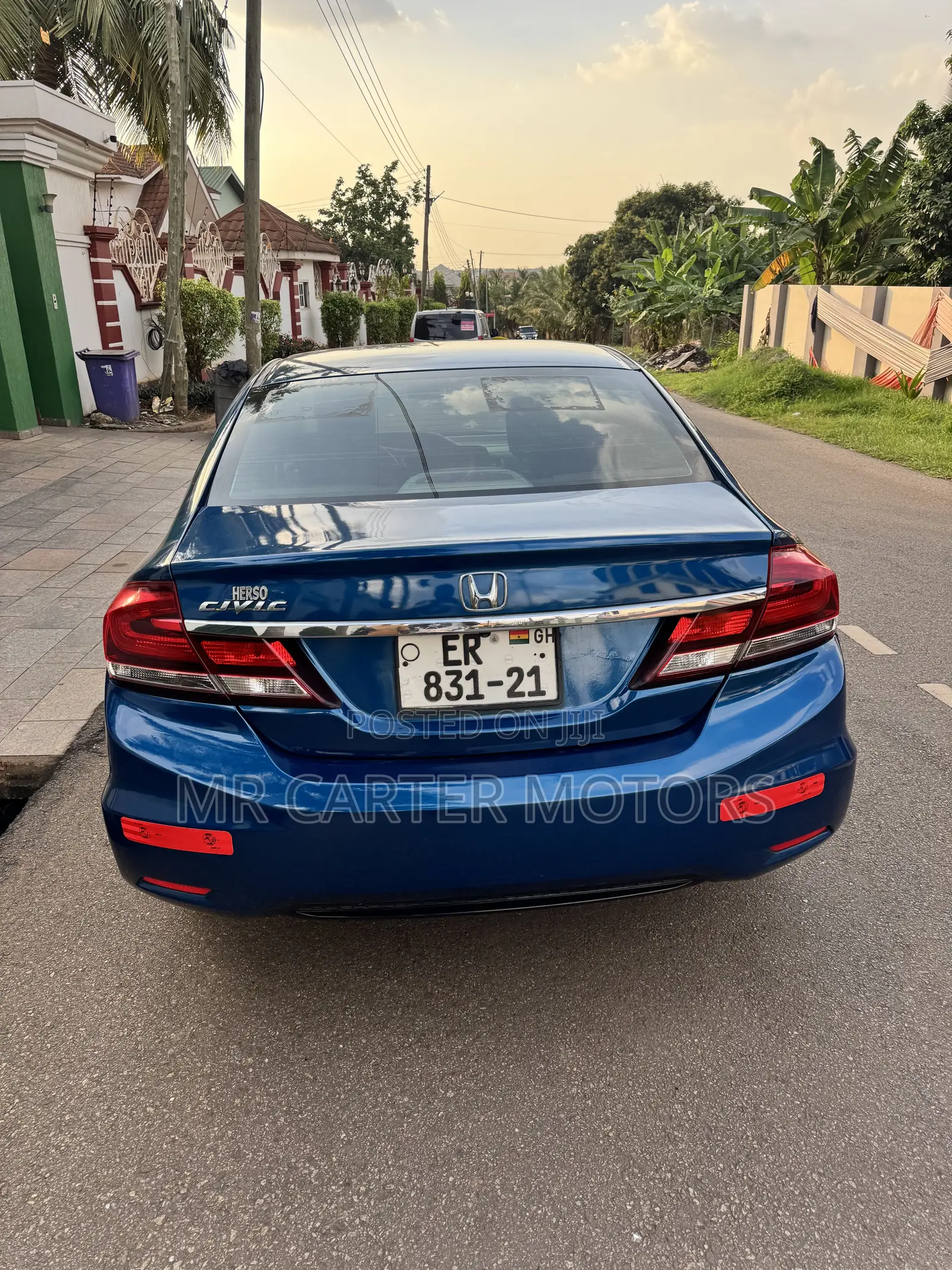 Honda Civic EX 2dr Coupe (1.8L 4cyl CVT) 2015 Blue