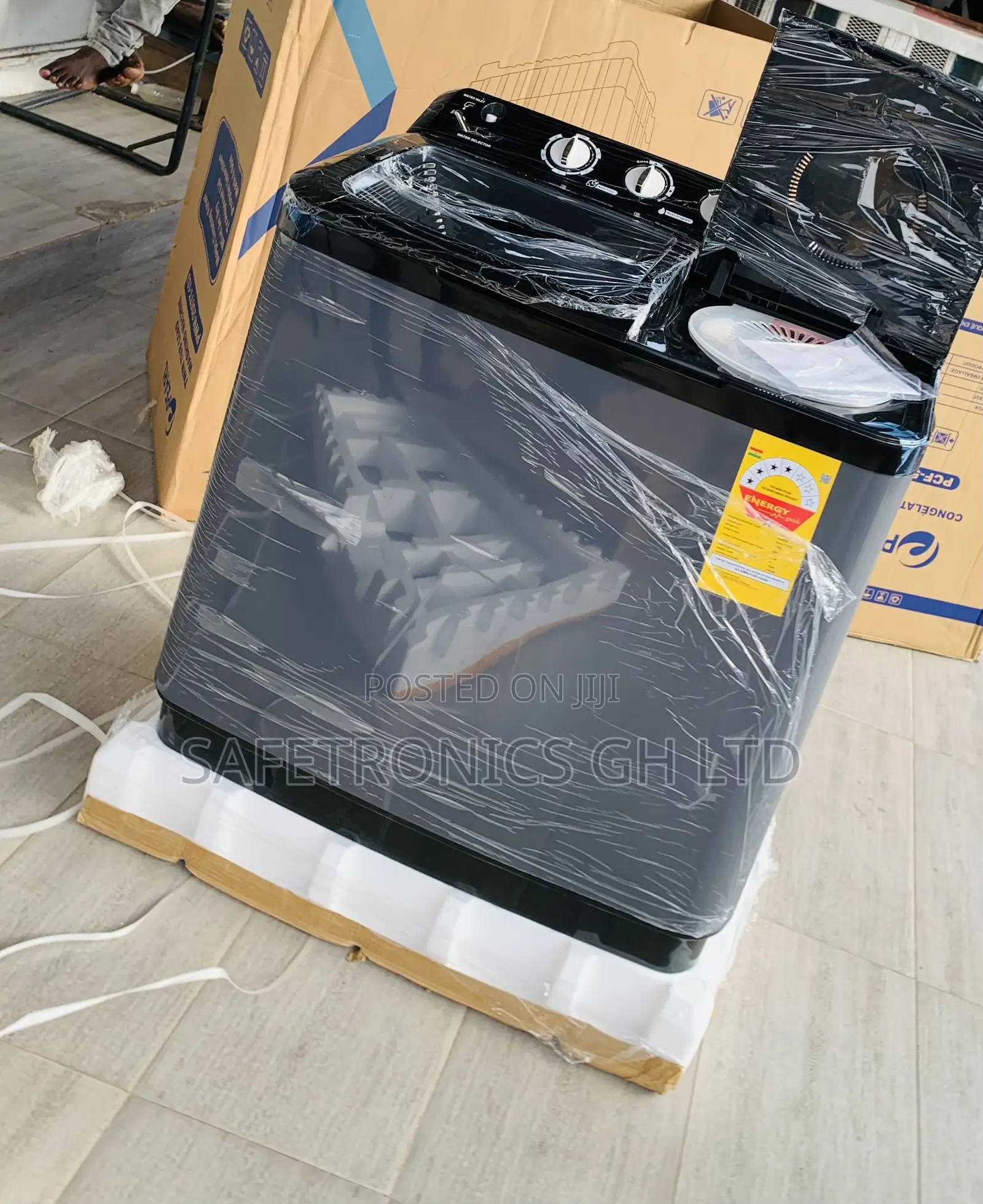 Wash-Point Black Nasco (11kg) WashingMachine