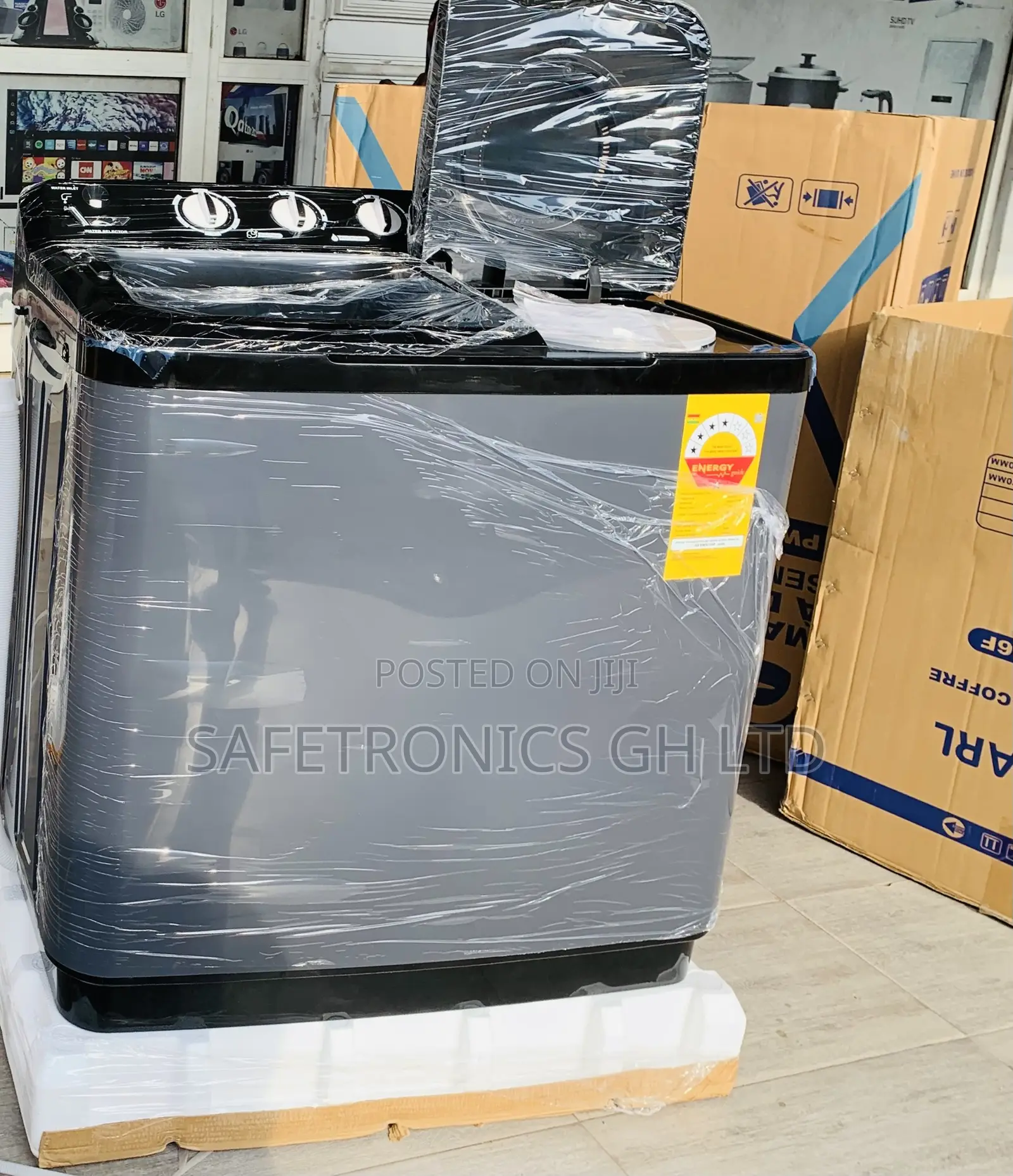 Order (Spin-Fresh) Nasco 11kg TopLoad Black WashingMachine