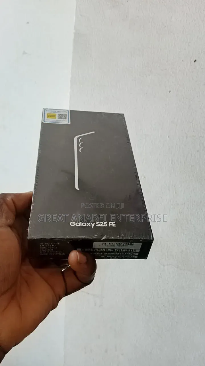 New Samsung Galaxy S25 FE 256 GB Black