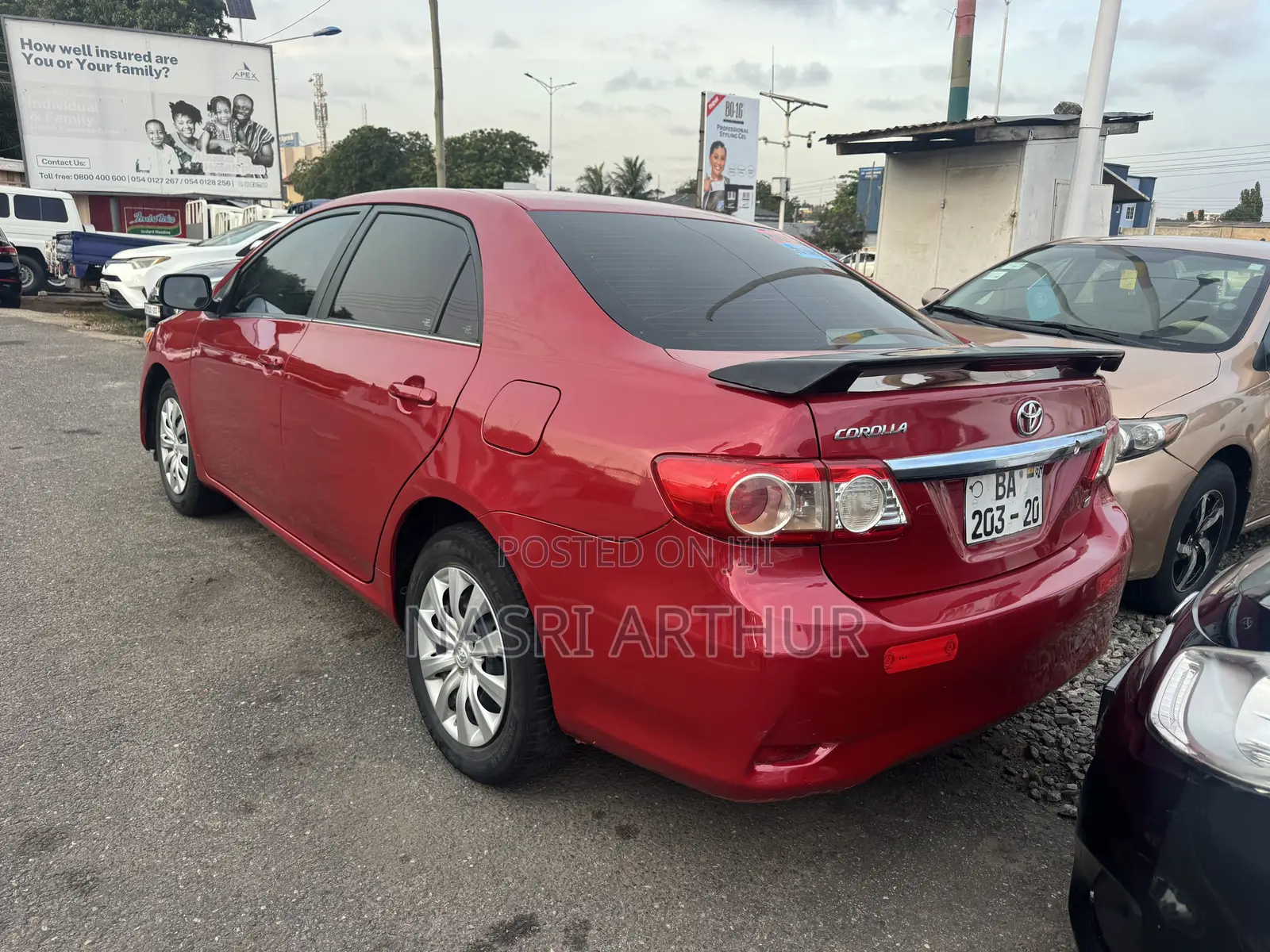 Toyota Corolla LE 4dr Sedan (1.8L 4cyl 4A) 2013 Red