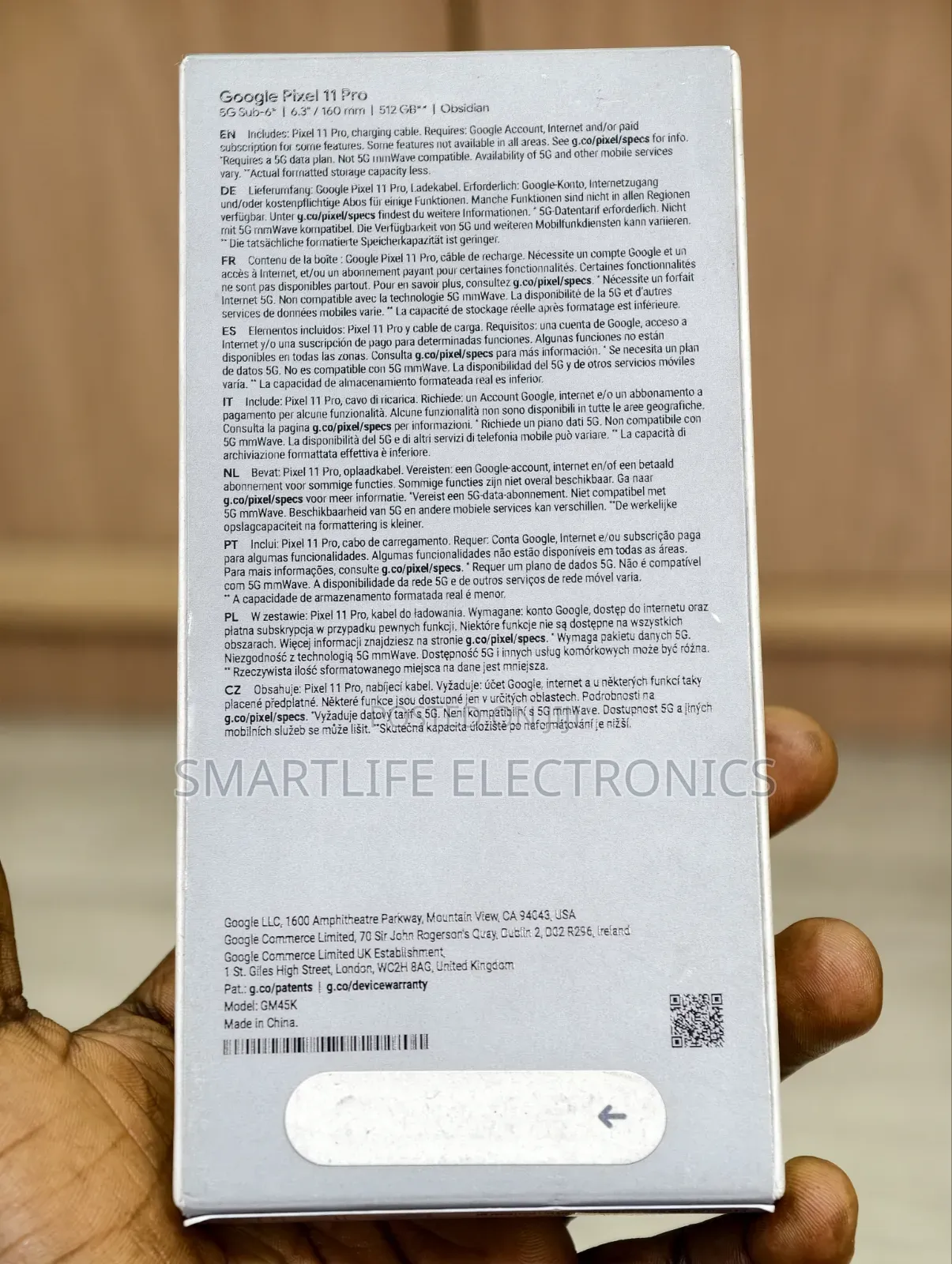 New Google Pixel 11 Pro 512 GB Black