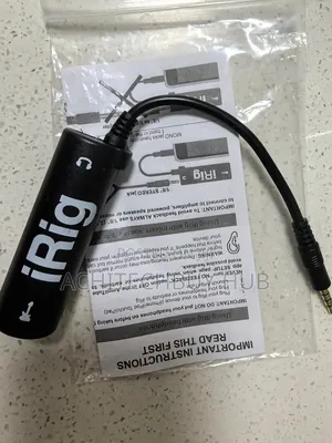 iRig 3.5mm Guitar Audio Adapter for Android, iPhone Live Streaming