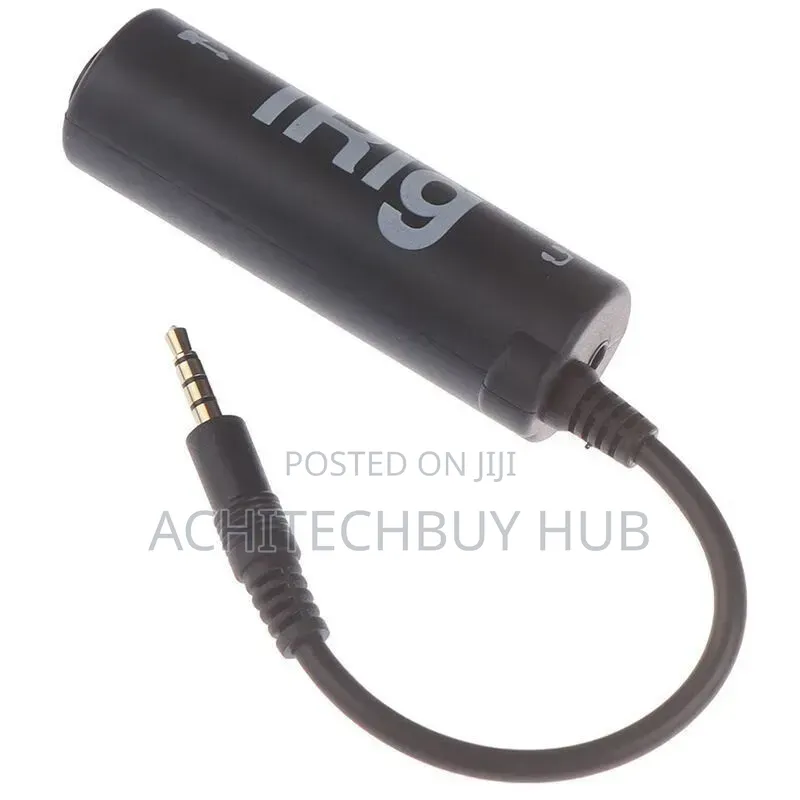 iRig 3.5mm Guitar Audio Adapter for Android, iPhone Live Streaming
