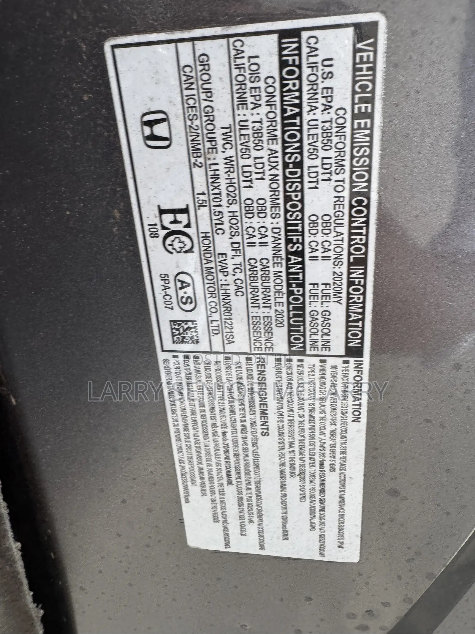 Honda CR-V EX-L AWD 2018 Gray