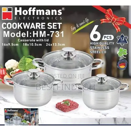 3 Set Hoffmans Stainless Steel Pots