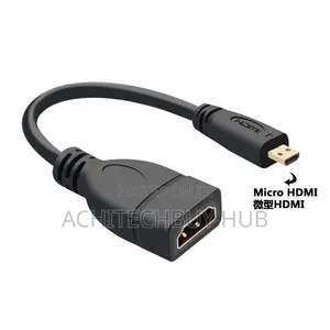 Micro HDMI to HDMI Adapter for DSLR Cameras, Live Streaming