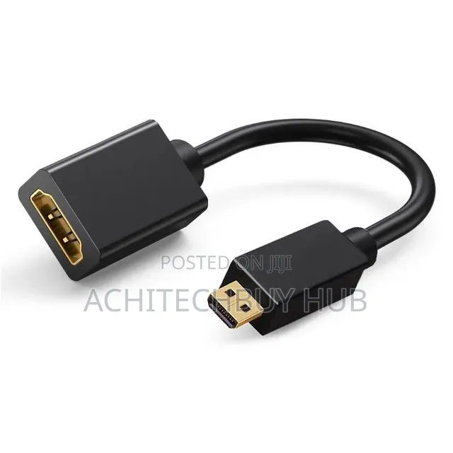 Micro HDMI to HDMI Adapter for DSLR Cameras, Live Streaming