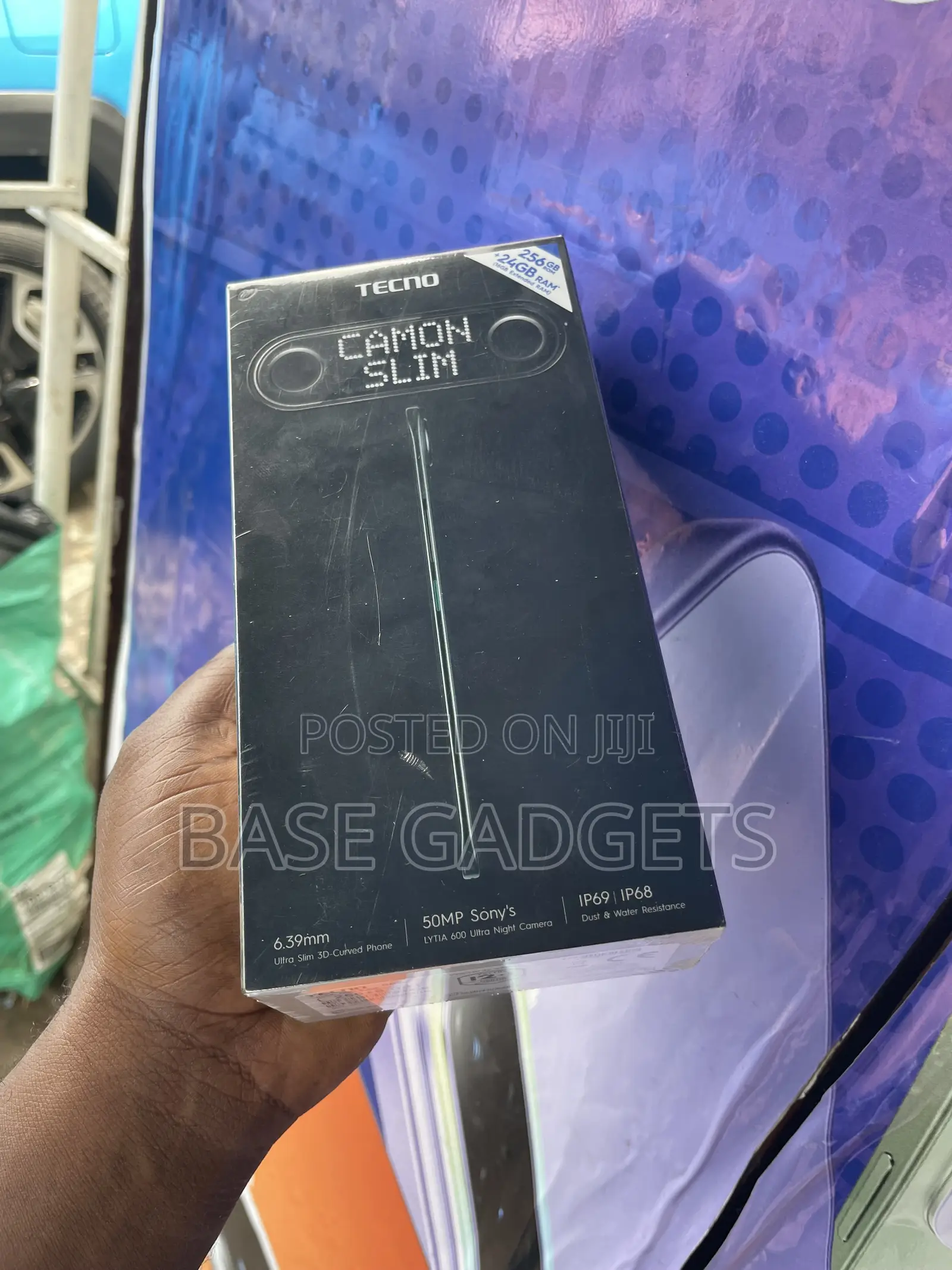 New Tecno Camon Slim 256 GB Black