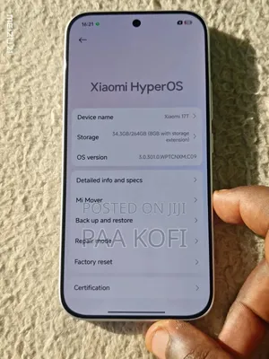 Xiaomi 17T 256 GB White