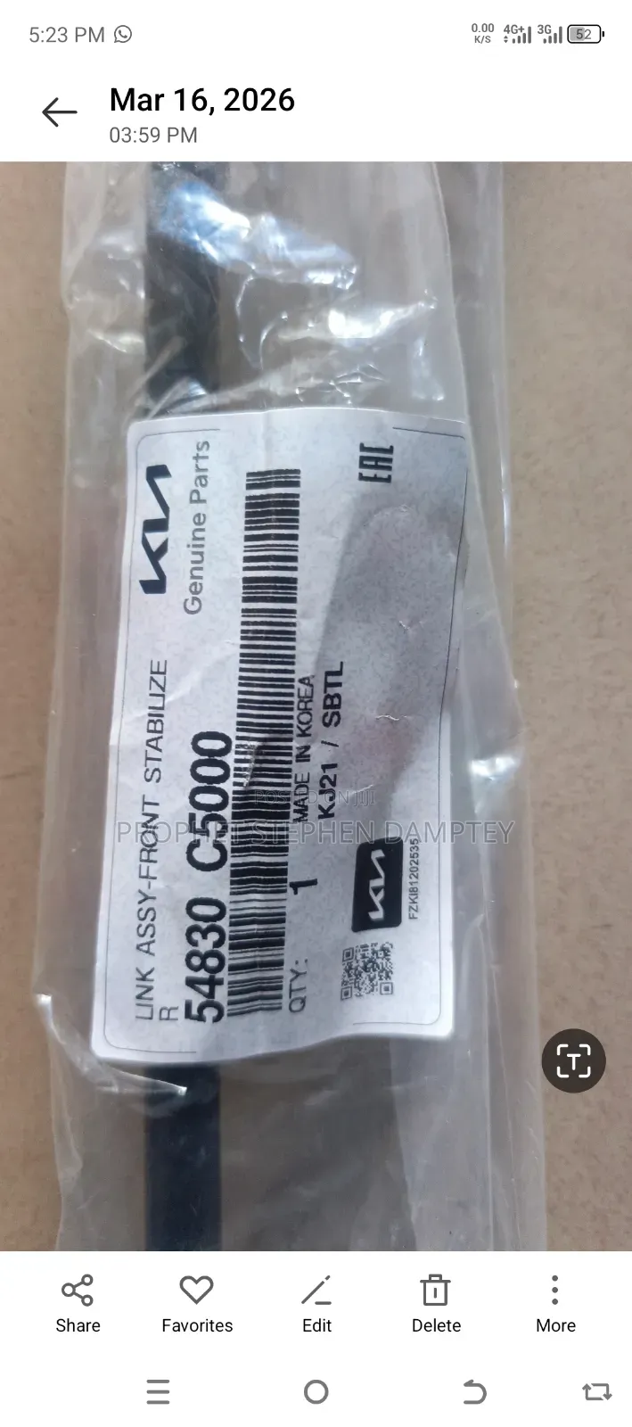 Kia Link Bars