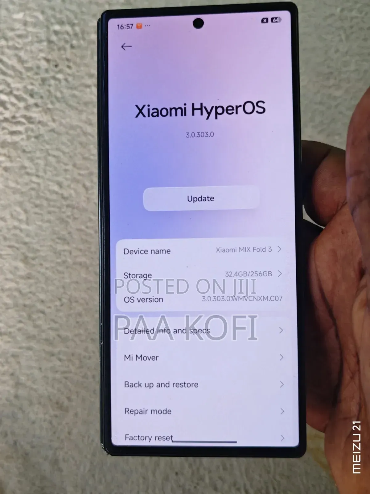Xiaomi Mix Fold 3 256 GB Black