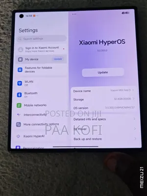 Xiaomi Mix Fold 3 256 GB Black