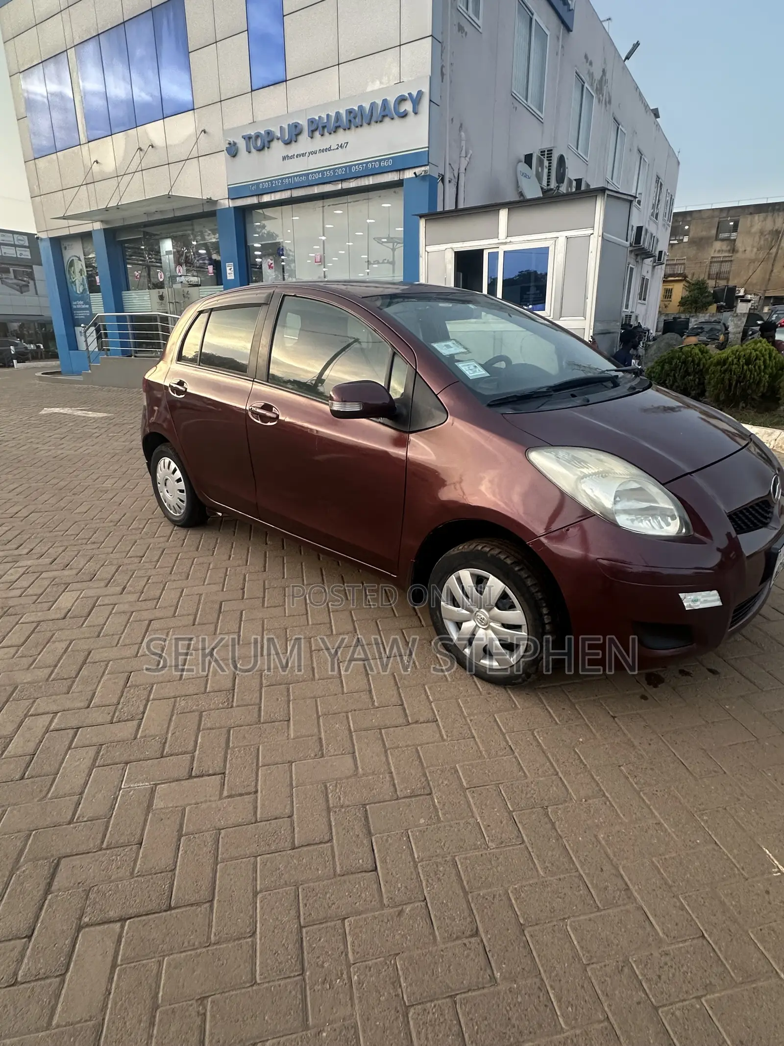 Toyota Vitz 2010 Orange