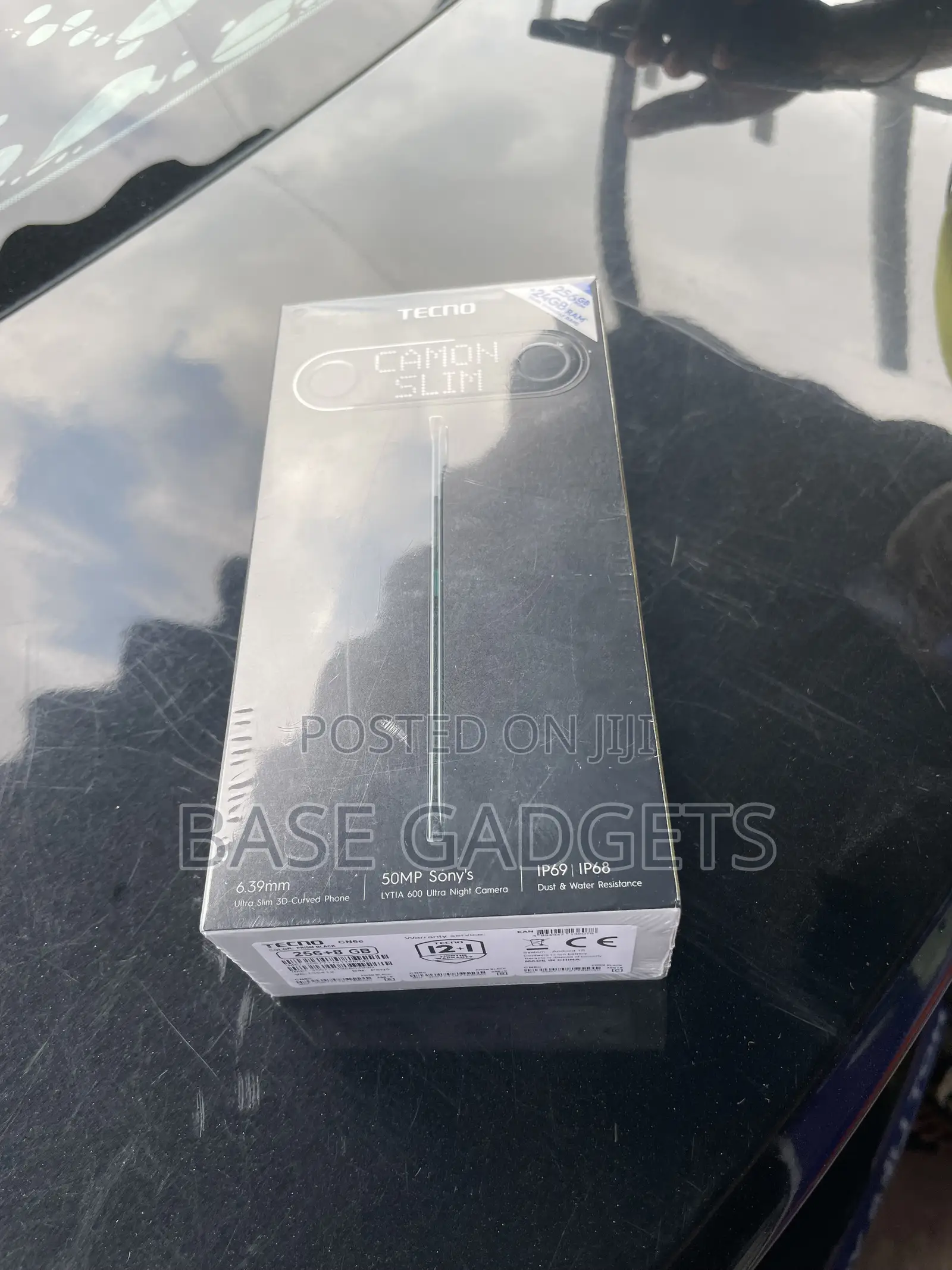 New Tecno Camon Slim 256 GB Black