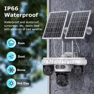 UBOX Triple Lense 4g Solar CCTV Camera