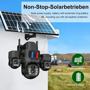 Eseecloud Triple Lense Solar CCTV Camera 4g