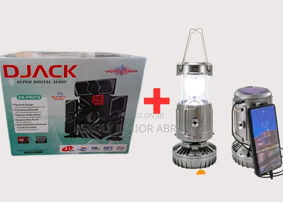 Bluetooth Speaker/Home Theater + Rechargeable/Light/Fan/Powerbank