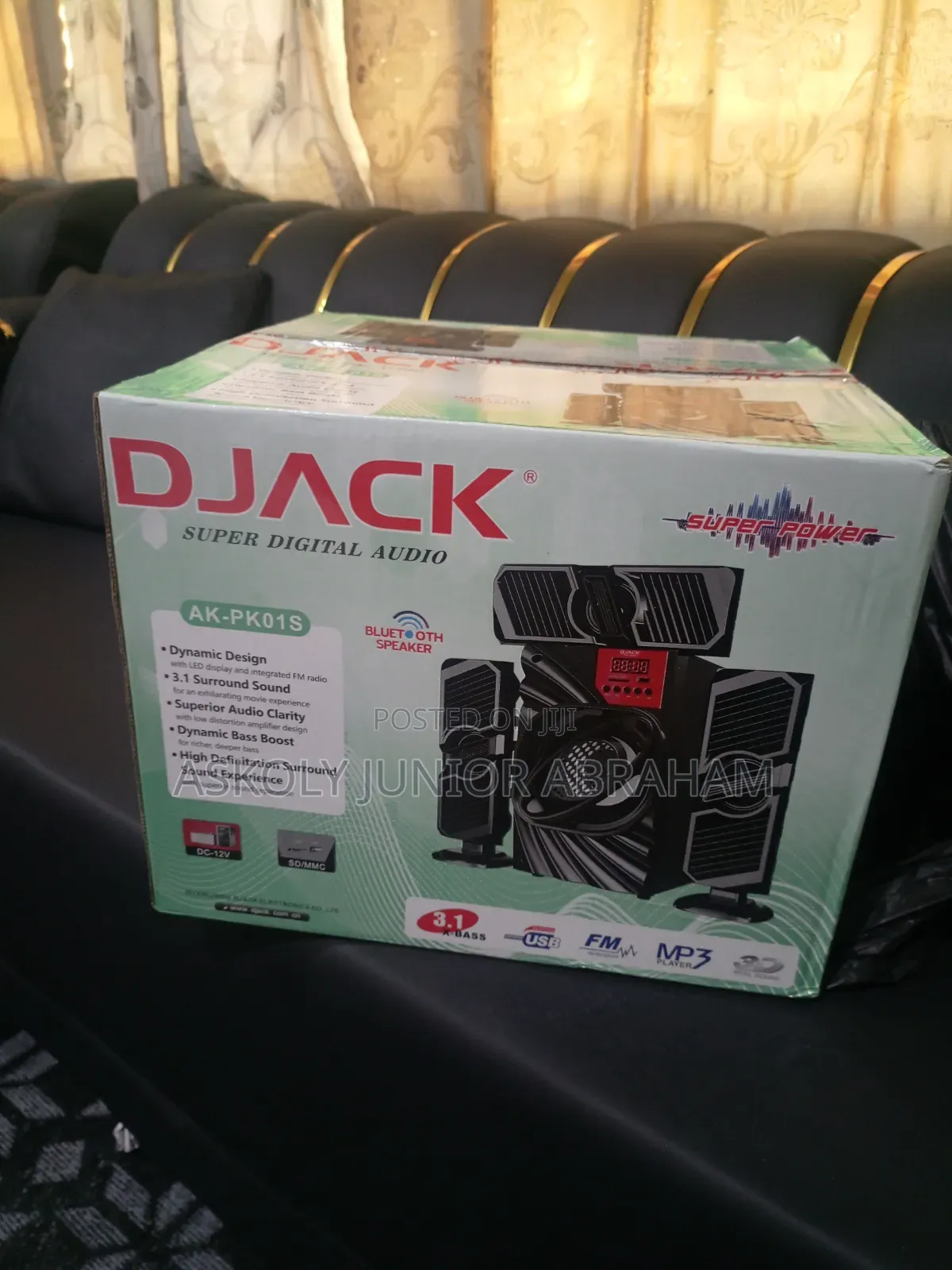 Bluetooth Speaker/Home Theater + Rechargeable/Light/Fan/Powerbank