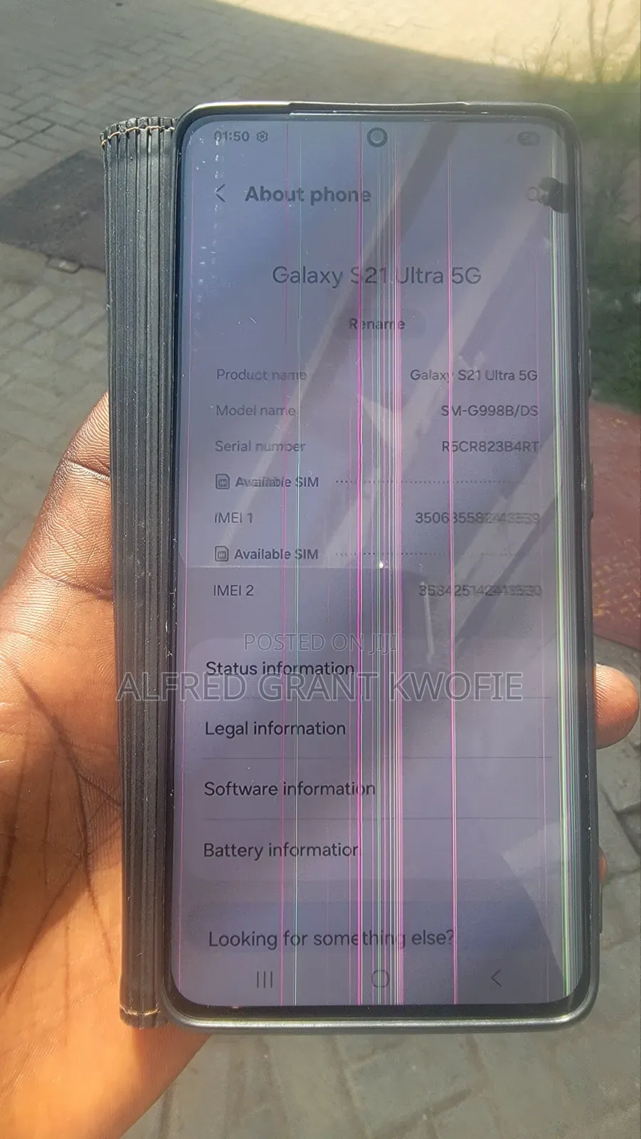 Samsung Galaxy S21 Ultra 5G 256 GB Black