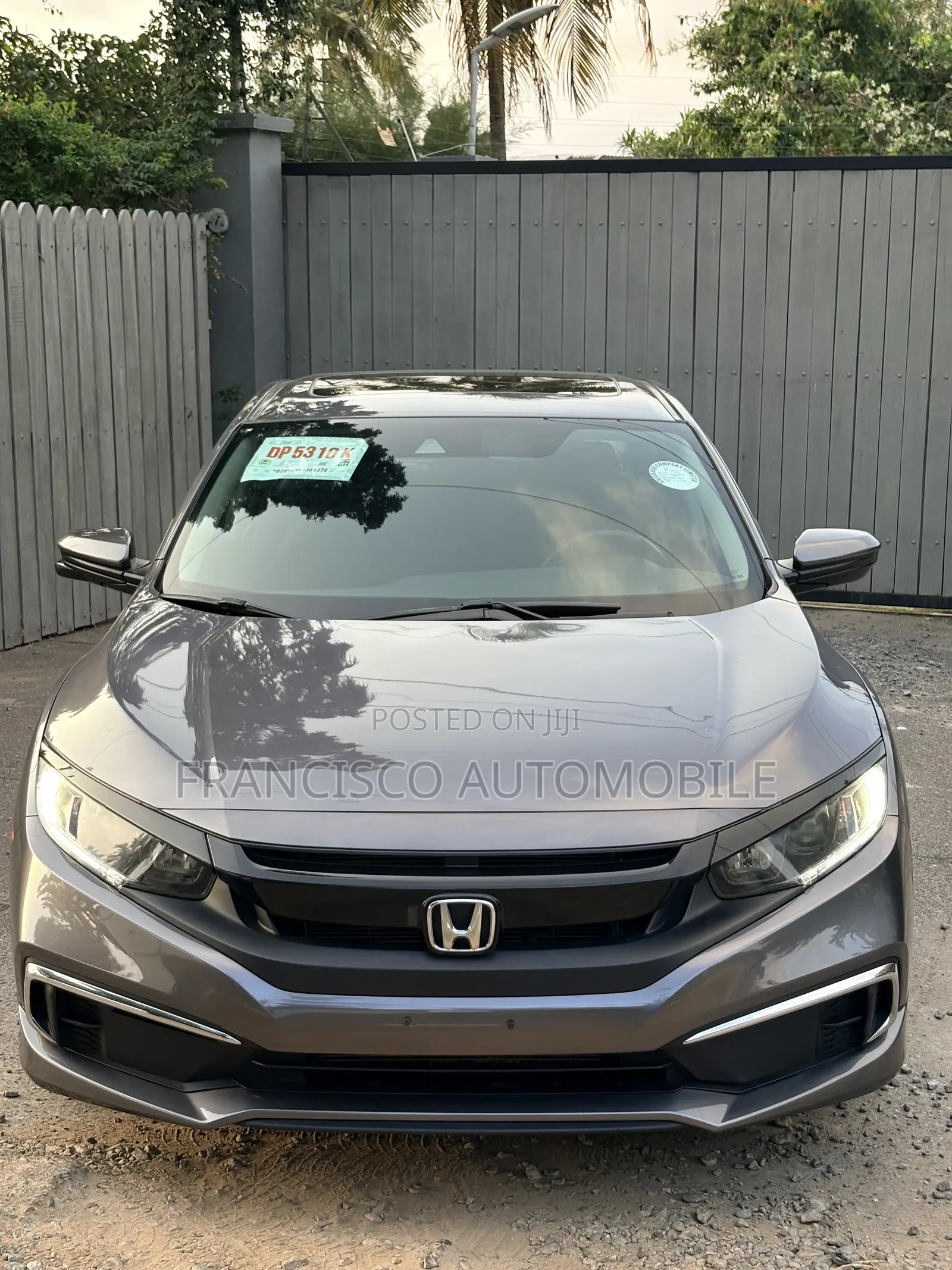 Honda Civic EX Sedan 2020 Gray
