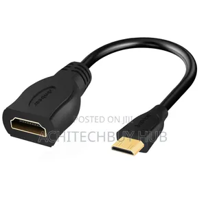 Mini HDMI to HDMI Adapter for DSLR Cameras, Live Streaming & Monitor