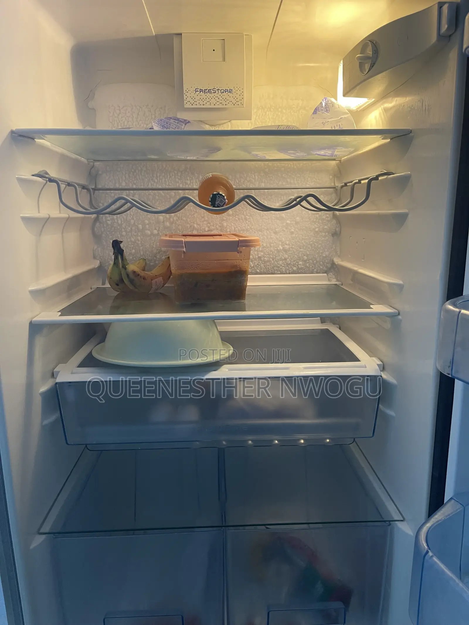 Very Clean Double Door Fridge Available for Sale