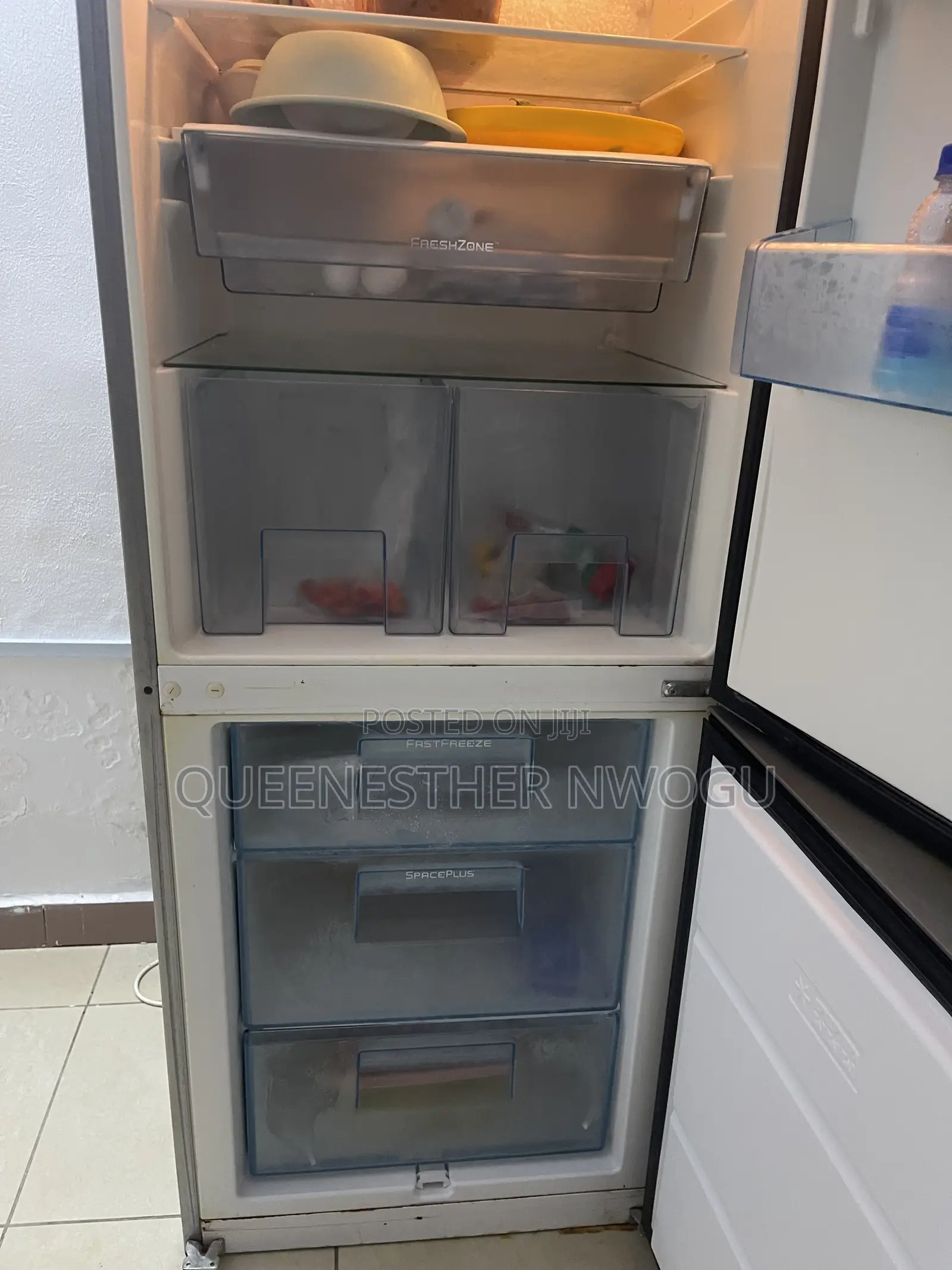 Very Clean Double Door Fridge Available for Sale