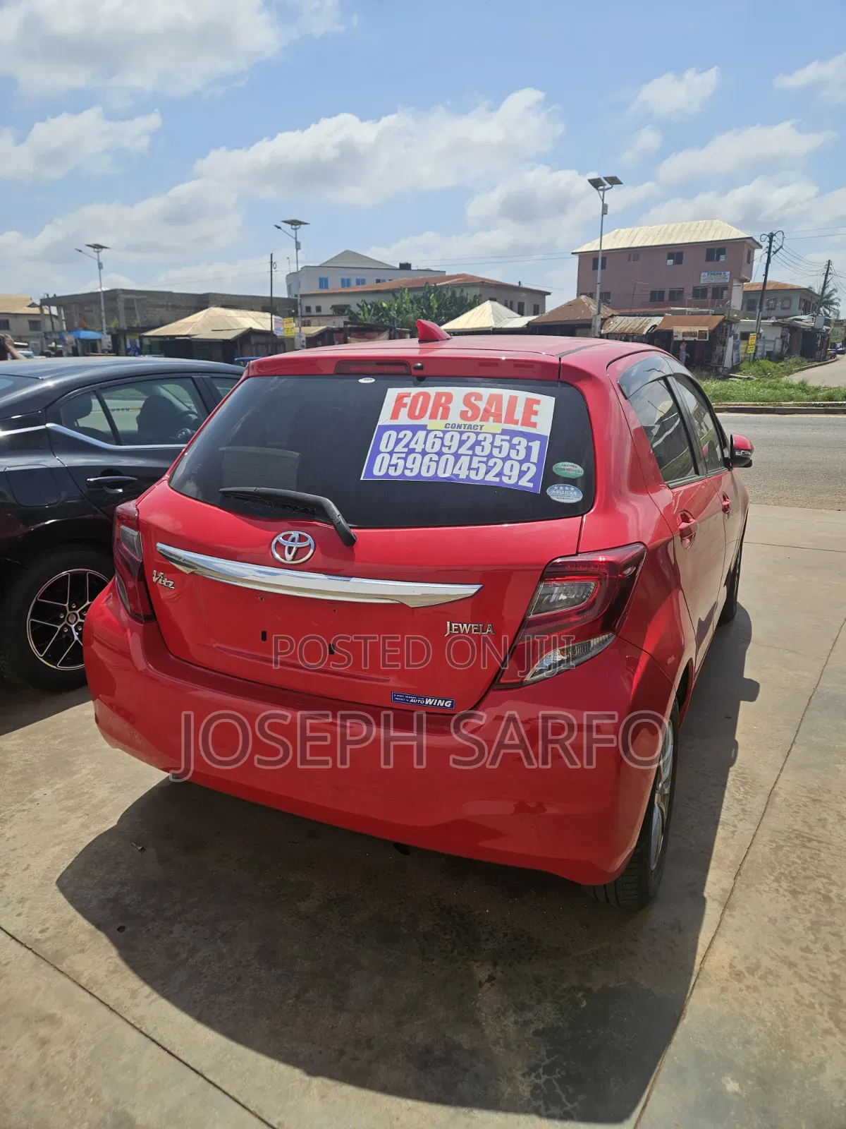 Toyota Vitz 1.3 AWD 5dr 2015 Red