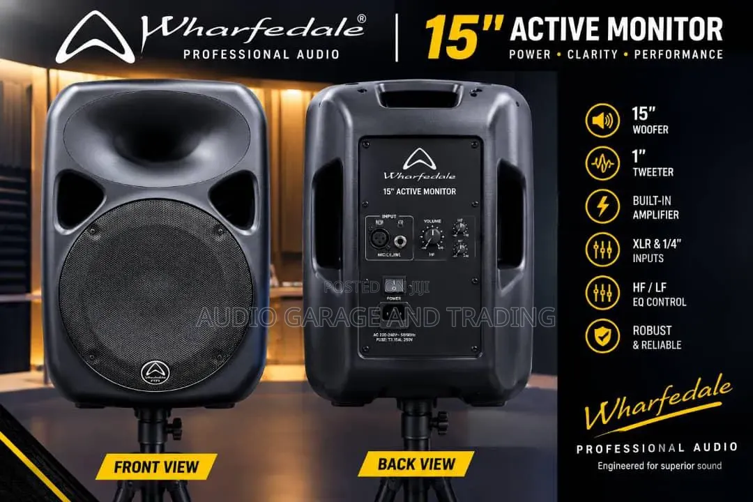 Wharfadele 15 Inch Active Mid Monitor