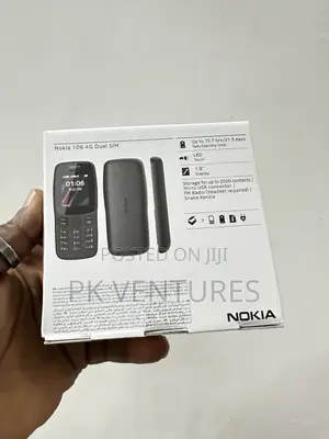 New Nokia 106 Black
