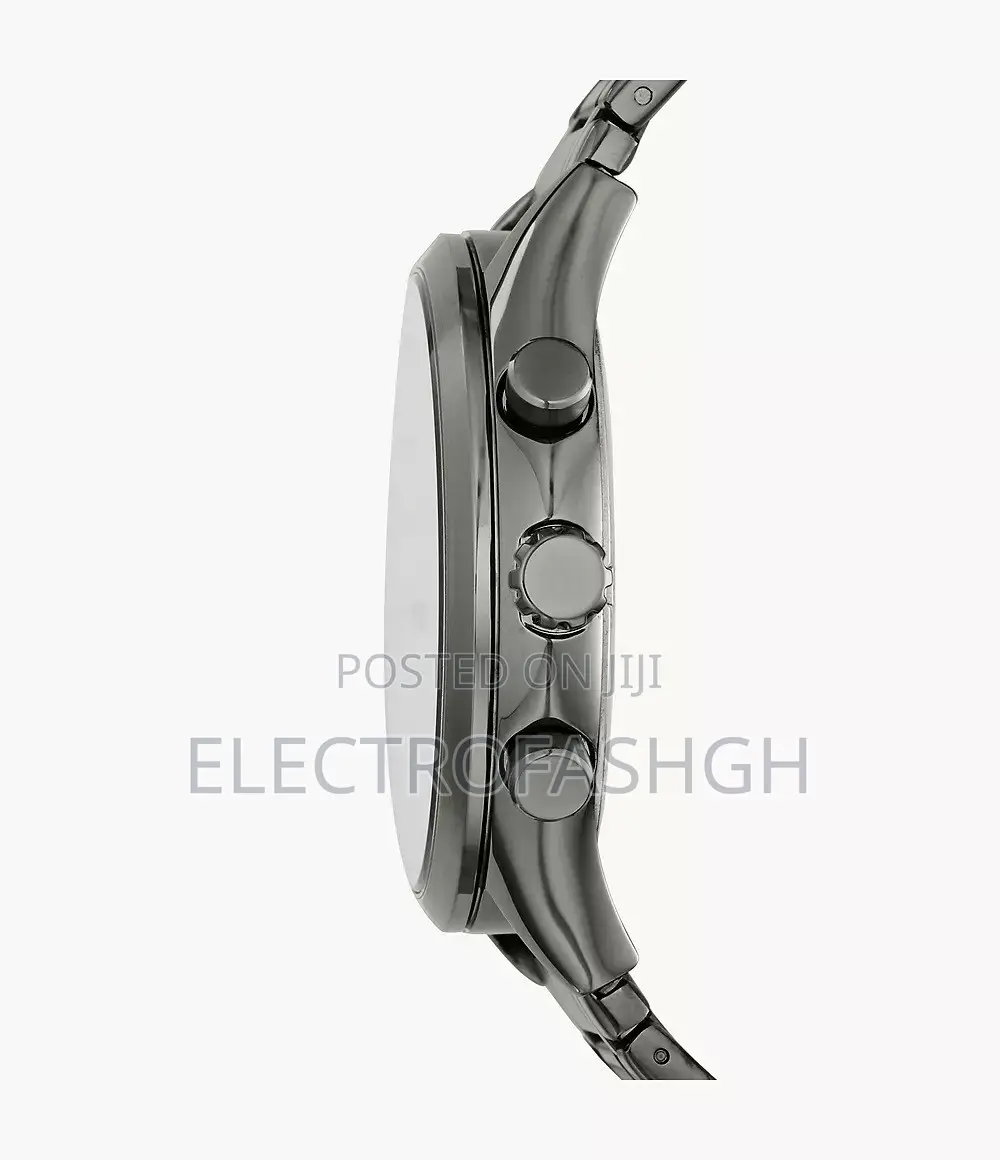FOSSIL Men's Fenmore 44 Mm Multifunction Smoke Stainless Steel Watch