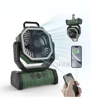 Electric Fan With Light With USB Port