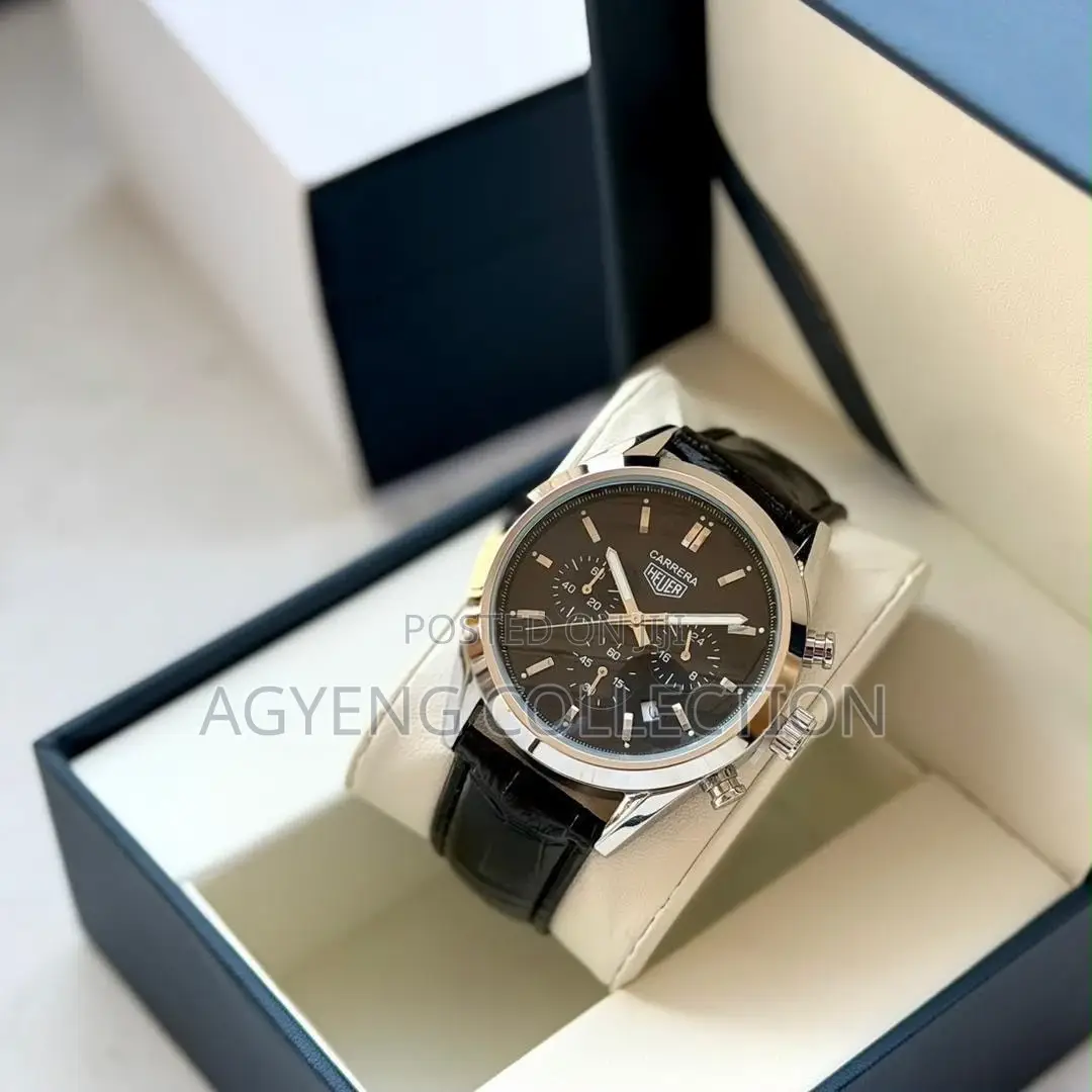 Men Leather Watch