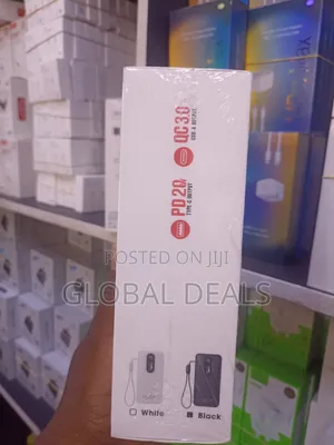 40000mAh Power Bank - PD 22.5W Fast Charging With 3 Built-in Cables
