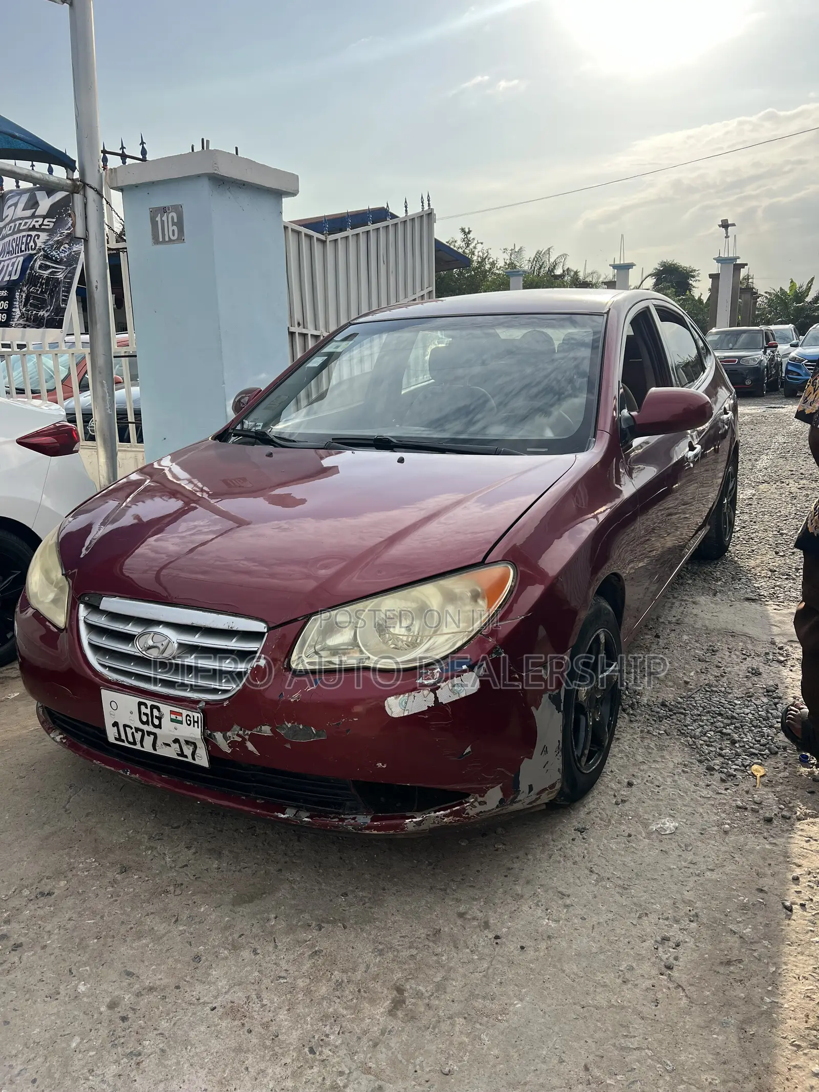 Hyundai Elantra 2010 Red