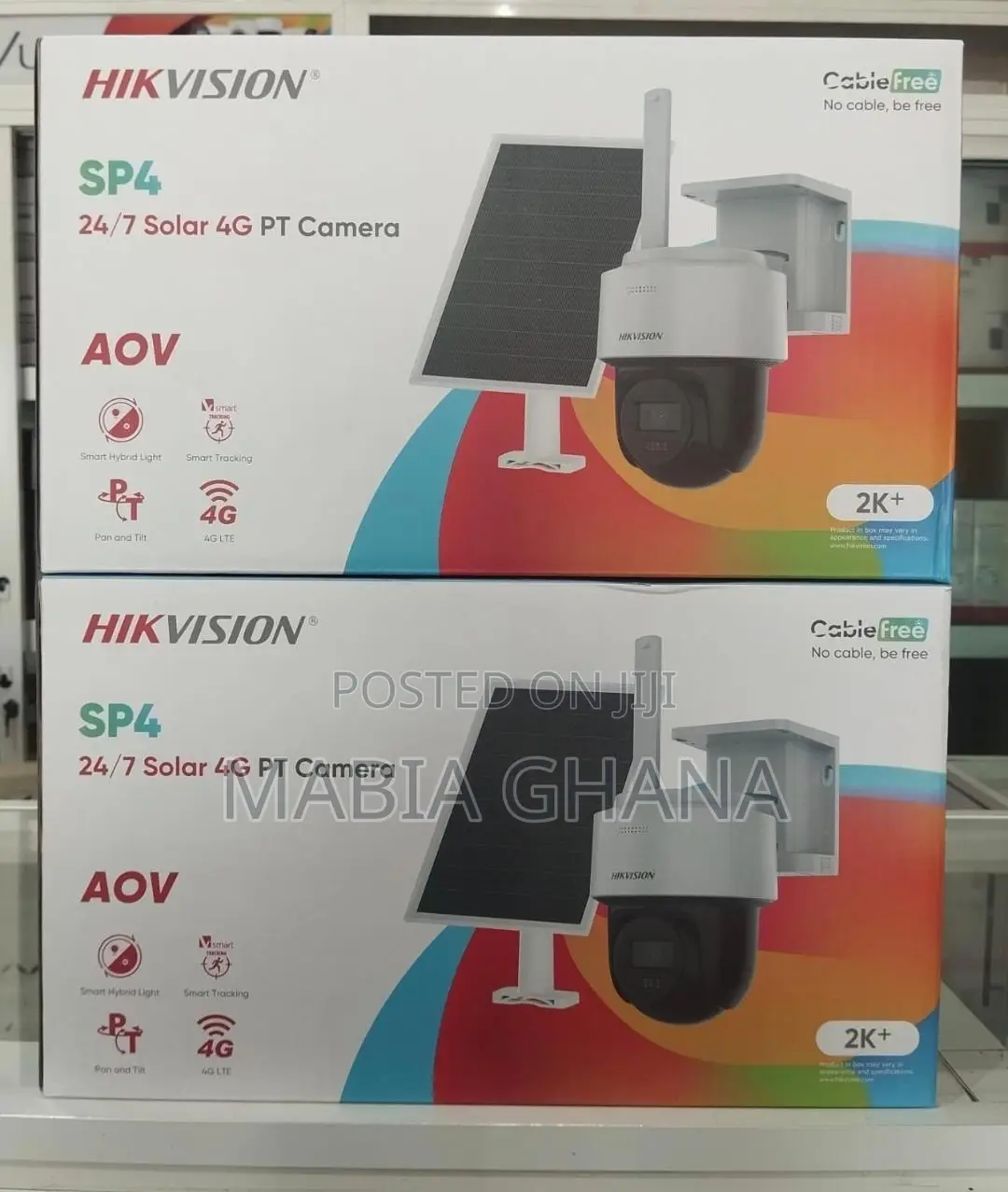 Hikvision 4G Solar Camera 4MP +4MP With Bigger Battery