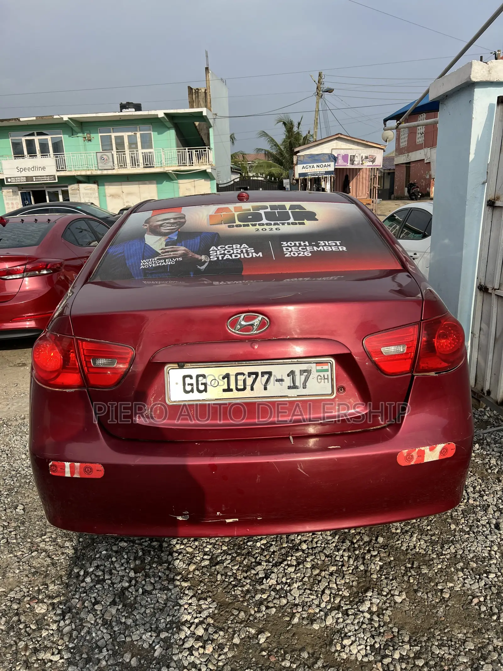 Hyundai Elantra 2010 Red
