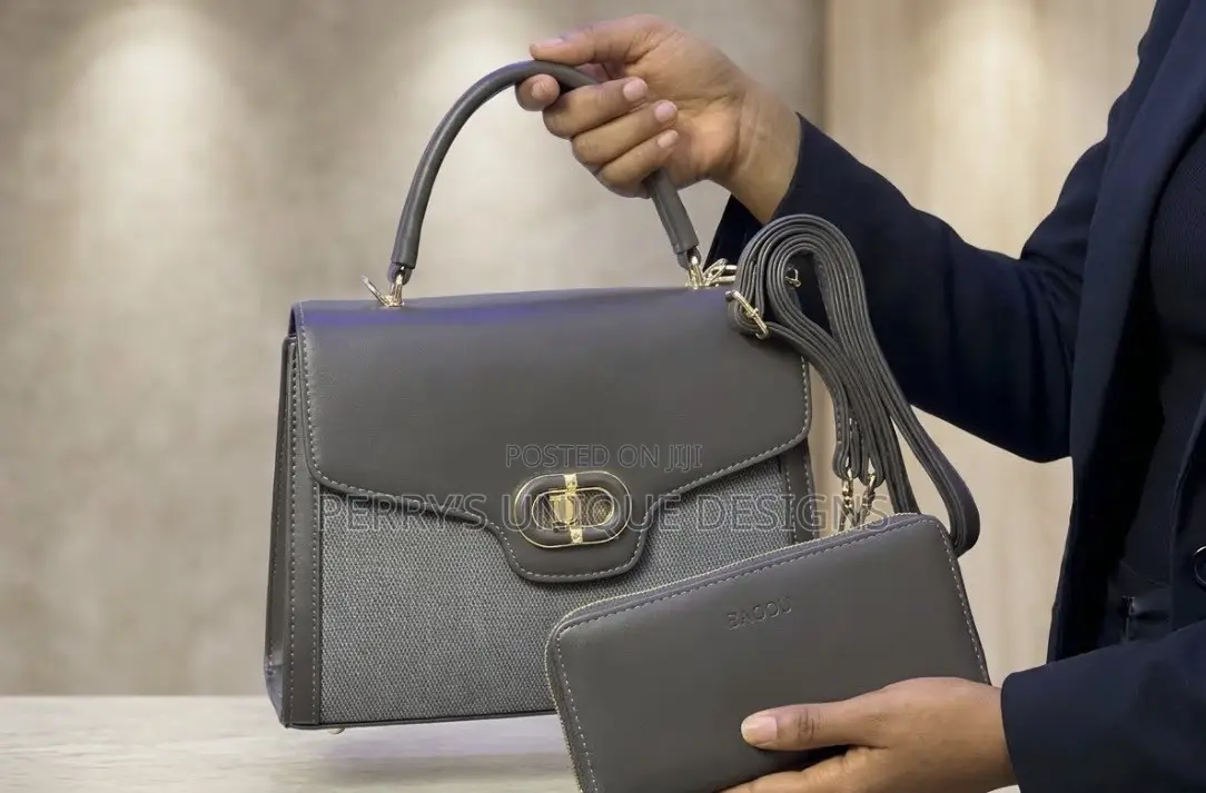 Upgrade Your Style With This Ultra-Classy BAGCO 2-in-1 Handbag Set.