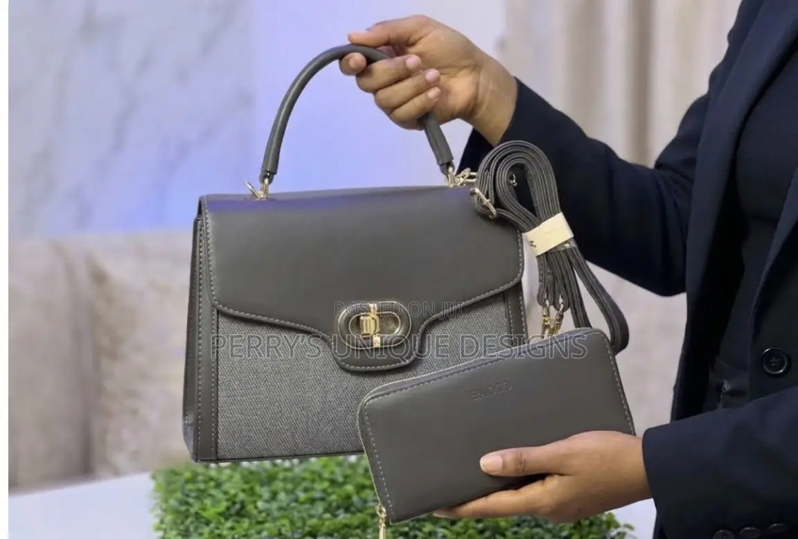 Upgrade Your Style With This Ultra-Classy BAGCO 2-in-1 Handbag Set.
